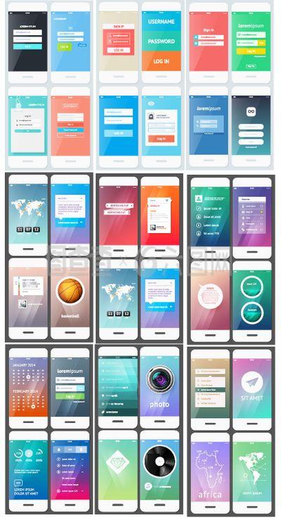 清新手機(jī)界面設(shè)計(jì)