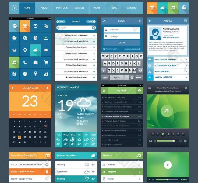 手機設(shè)計界面圖片